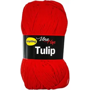 Příze Tulip 4008 - Jasně červená - DOPRODEJ