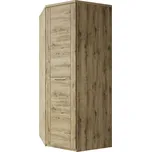 MOB Rohová šatní skříň Tempo Kondela DORIS (dub navarra)