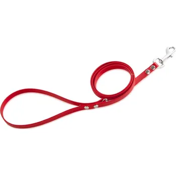 Vodítko pro psa FIREDOG BioThane vodítko 13mm 3m s ručkou a D-kroužkem Barva: Červená