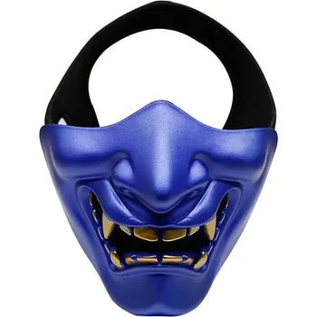 Karnevalový doplněk imago Maska Samuraj - Oni démon, barva zlatá