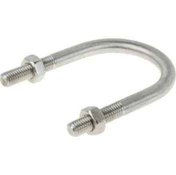 Jezdectví Třmen z kruhové oceli prodloužený 1" M10 36 mm ZB