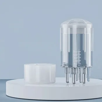 Vlasová regenerace Hřeben pro růst vlasů s aplikátorem séra - Bílý