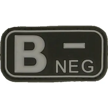 Nášivka 3D nášivka B NEG - černá, Jackets to go