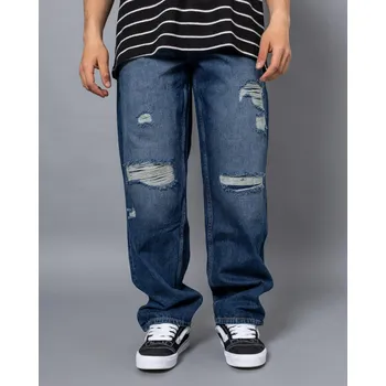 Pánské džíny 2Y Premium Modré straight fit džíny REMINISCE Velikost: 31