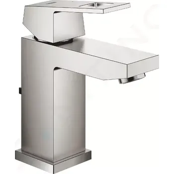 Vodovodní baterie Grohe Eurocube Umyvadlová baterie s výpustí, supersteel, 23127DC0