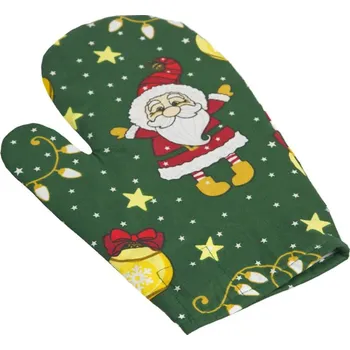 Chňapka Bellatex Kuchyňská chňapka 28x18 cm Motiv vánoční zelená