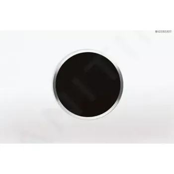 Geberit Sigma10 Elektronické ovládání splachování, síťové napájení, bílá/lesklý chrom, 115.907.KJ.6