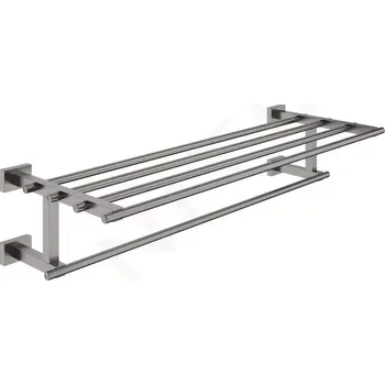 Držák na ručník Grohe Essentials Cube Multi-věšák na ručníky, kartáčovaný Hard Graphite, 40512AL1