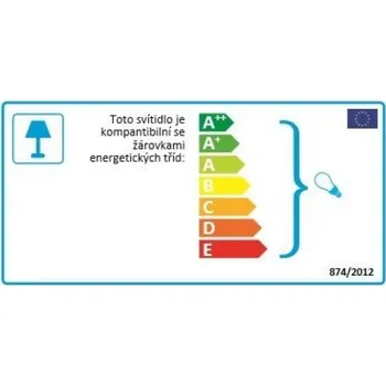 Searchlight 41312-6AB Ascot lustr antická mosaz