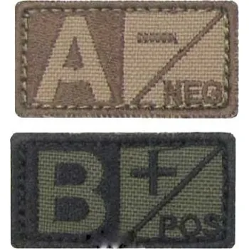 Módní doplněk Textilní krevní skupina AB NEG - olivová, Condor