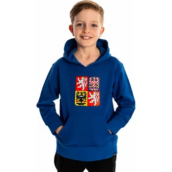 Chlapecká mikina Dětská mikina Kappa Logo Nathan Statní Znak Potisk Royal 16Y