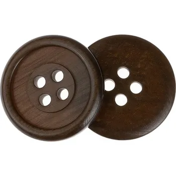 Knoflík Bellatex Knoflík sada 3 ks prům. 20 mm hnědá, zlatá