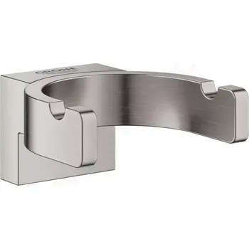 Držák na ručník Grohe Selection Dvojitý háček, supersteel, 41049DC0