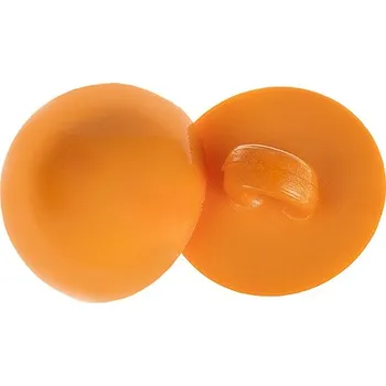 Knoflík Bellatex Knoflík sada 6 ks prům. 10 mm oranžová