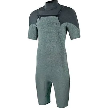 Neoprenový oblek neopren PROLIMIT Mercury Shorty Freezip 2/2 FL BLACK/TEAL velikost neoprenů a trapézů 48/S