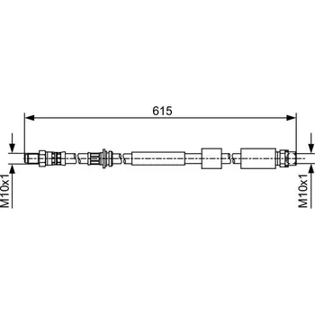 Brzdová hadice Brzdová hadice BOSCH 1 987 481 615