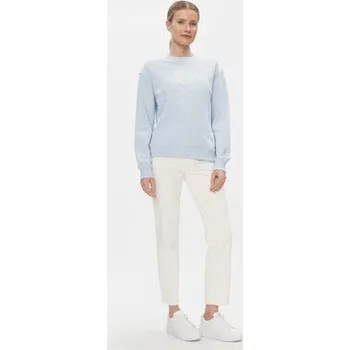 Pánská móda Tommy Hilfiger Mikina Flag Script WW0WW41758 Světle modrá Regular Fit M