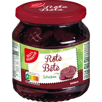 G+G Červená řepa plátky 670g