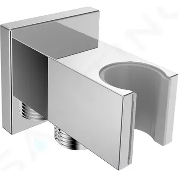 Sprchový držák kielle Příslušenství Nástěnné kolínko s držákem, chrom, 20901010
