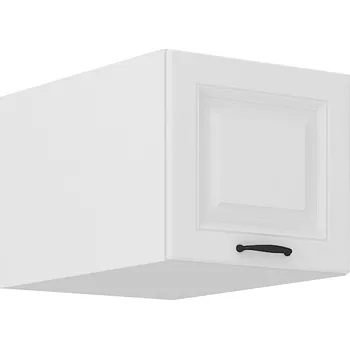 Kuchyňská skříňka LEMPERT Horní skříňka STELLA 55 (40 / 36 / 57 cm) bílý mat / bílý
