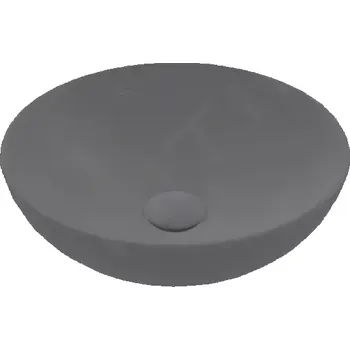 Umyvadlo Villeroy & Boch Loop&Friends Umyvadlo na desku, průměr 42 cm, bez přepadu, CeramicPlus, Graphite, 4A4601i4