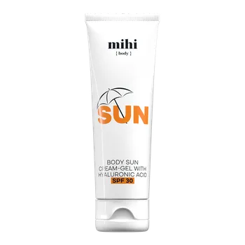 Přípravek na opalování SUN. Body sun cream-gel with hyaluronic acid SPF 30 150ml 021300
