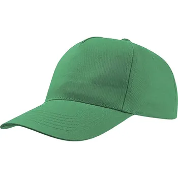 Kšiltovka Atlantis Lehká bavlněná 5panelová kšiltovka Start se zapínáním na suchý zip Barva: Zelená AT502