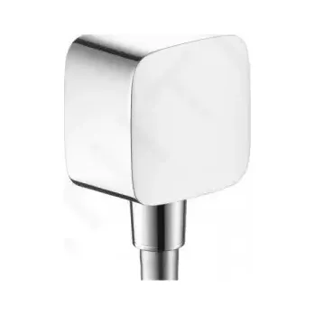 Hansgrohe PuraVida Připojení hadice Fixfit se zpětným ventilem a kulovým kloubem, chrom, 27414000