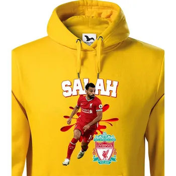 Pánská mikina Pánská mikina Mohamed Salah, Barva Žlutá, Velikost M, Canvas Pánská mikina Bezvatriko.cz 2039