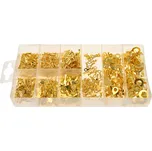 Elektrické konektory pro automobily, krimpovací, různé druhy, sada 450 kusů