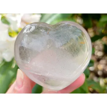 Přírodní kámen Křišťálové srdce Madagaskar 180g
