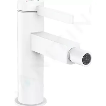 Hansgrohe Finoris Bidetová baterie s výpustí Push-Open, matná bílá, 76200700