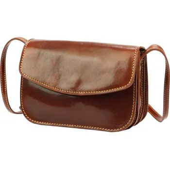 Kožená kabelka Florence 5511 - hnědá