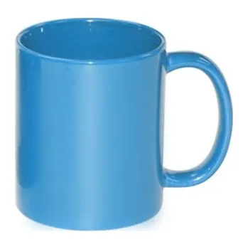 Hrnek 330 ml lesklý - světle modrý sublimace termotransfer