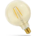 LED žárovka GLOB G125 E-27 230V 5,5W COG 230V CCT (1700K-2700K)+DIM AMBER Wi-Fi/BT SMART, SPECTRUM WOJ14530