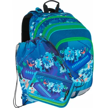 Set školních potřeb Malý školní set pro prvňáčky Bagmaster ALFA 21 B