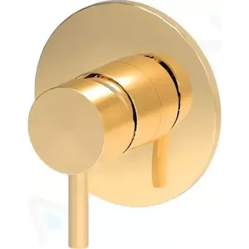 Vodovodní baterie Paffoni Light Exclusive Edition Sprchová baterie pod omítku s tělesem, zlatá, LIG011HG