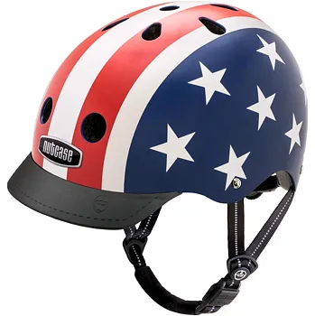 Cyklistická přilba Dětská helma Nutcase, Stars&Stripes bez varianty BV
