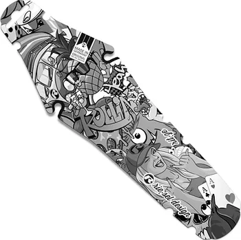 Blatník na kolo Zadní blatník Riesel Rit:ze, Stickerbomb Ultra Black bez varianty BV