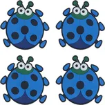 Bellatex Podtácek sada 4 ks 10x10 cm 4ks Beruška modrá