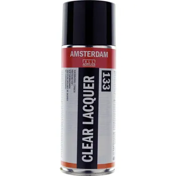 Speciální výtvarná barva Amsterdam All Acrylics Clear Lacquer 400 ml transparentní