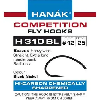 Muškařské háčky Hanák H 310 BL 25ks 10