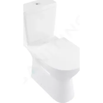 Klozet Villeroy & Boch ViCare WC kombi mísa bezbariérová, Vario odpad, DirectFlush, CeramicPlus, alpská bílá, 4620R0R1