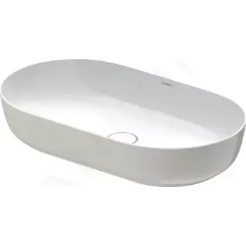 Umyvadlo Duravit Luv Umyvadlo na desku, 70x40 cm, bez přepadu, WonderGliss, bílá/matná šedá, 03797023001