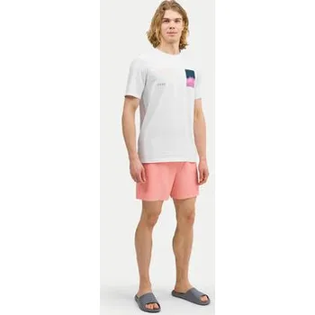 Pánské plavky 4F Plavecké šortky 4FWSS24UBDSM088 Oranžová Regular Fit XL