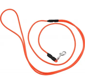 Vodítko pro psa MZ - potřeby pro lovecké psy Biothane kulaté vypouštěcí vodítko kolem těla 6 mm Oranžové