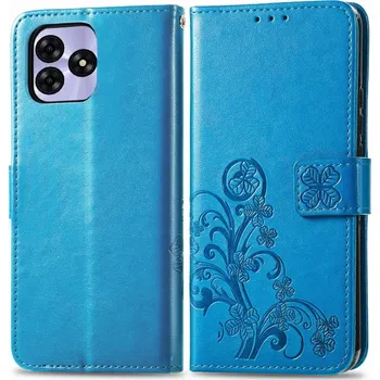 Příslušenství pro tablet VSECHNONAMOBIL 75019 ART FLOWERS Peněženkový obal pro Umidigi G5 / G5A modrý