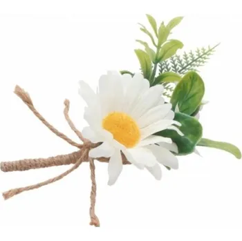 umělá květina CHAKS Vývazek dekorační umělá kopretina 15 cm