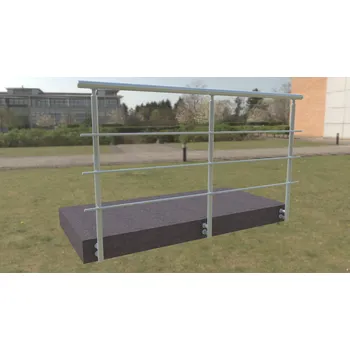 Zábradlí Hliníkové zábradlí 3 vodorovné příčky - boční kotvení (orientační cena)