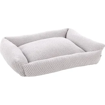 Pelíšek pro psa Pelech FLAMINGO Jacquard obdélníkový šedý 80x67x22cm